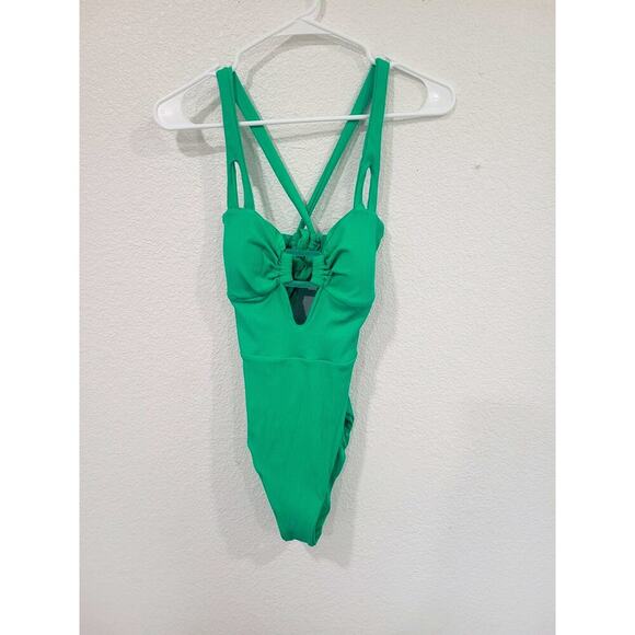 Becca by Rebecca Virtue Women's Standard Line One Piece Swimsuit Medium‎ #12 - Picture 2 of 5